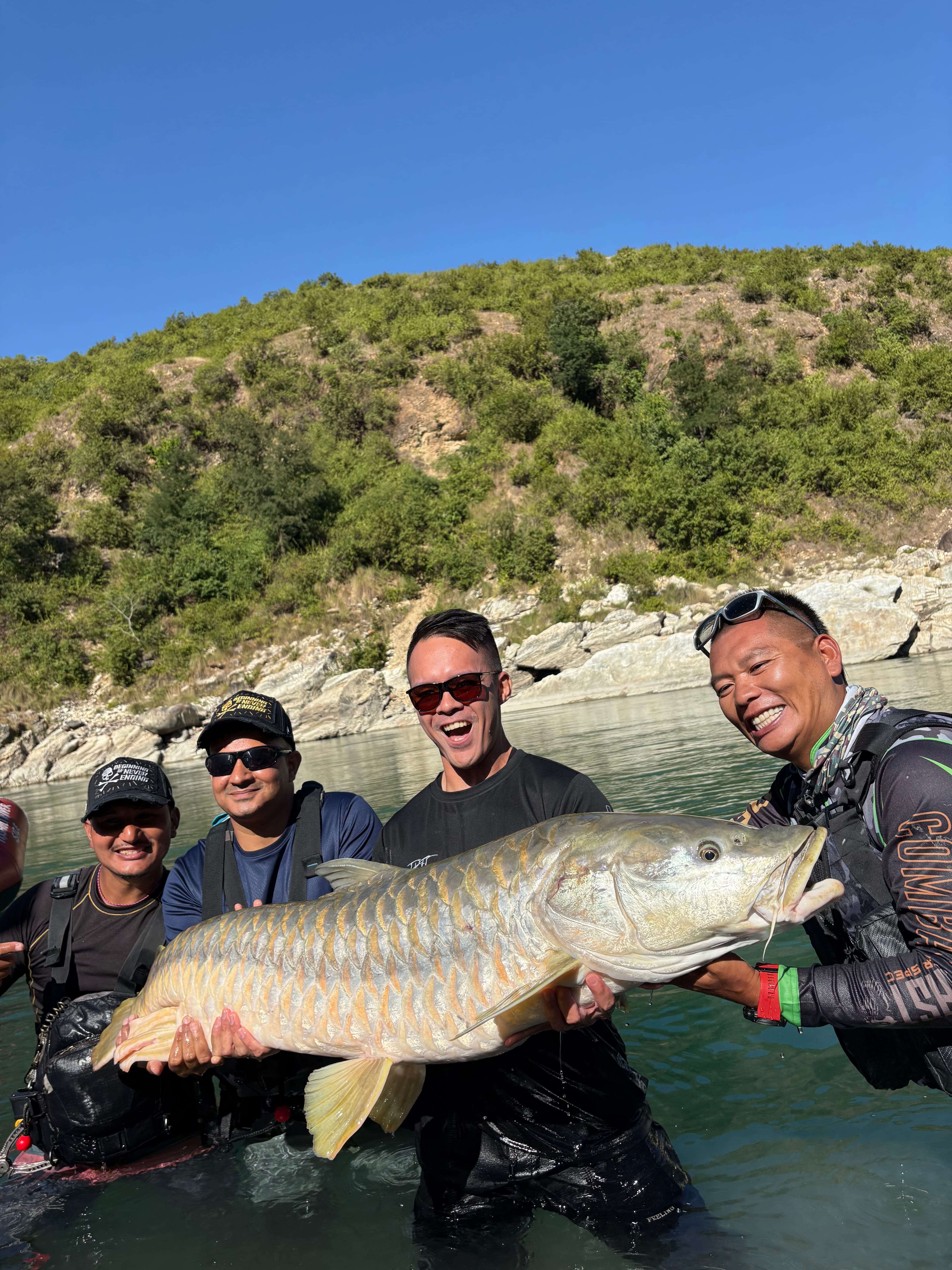 Guided fishing adventure setting in Nepal