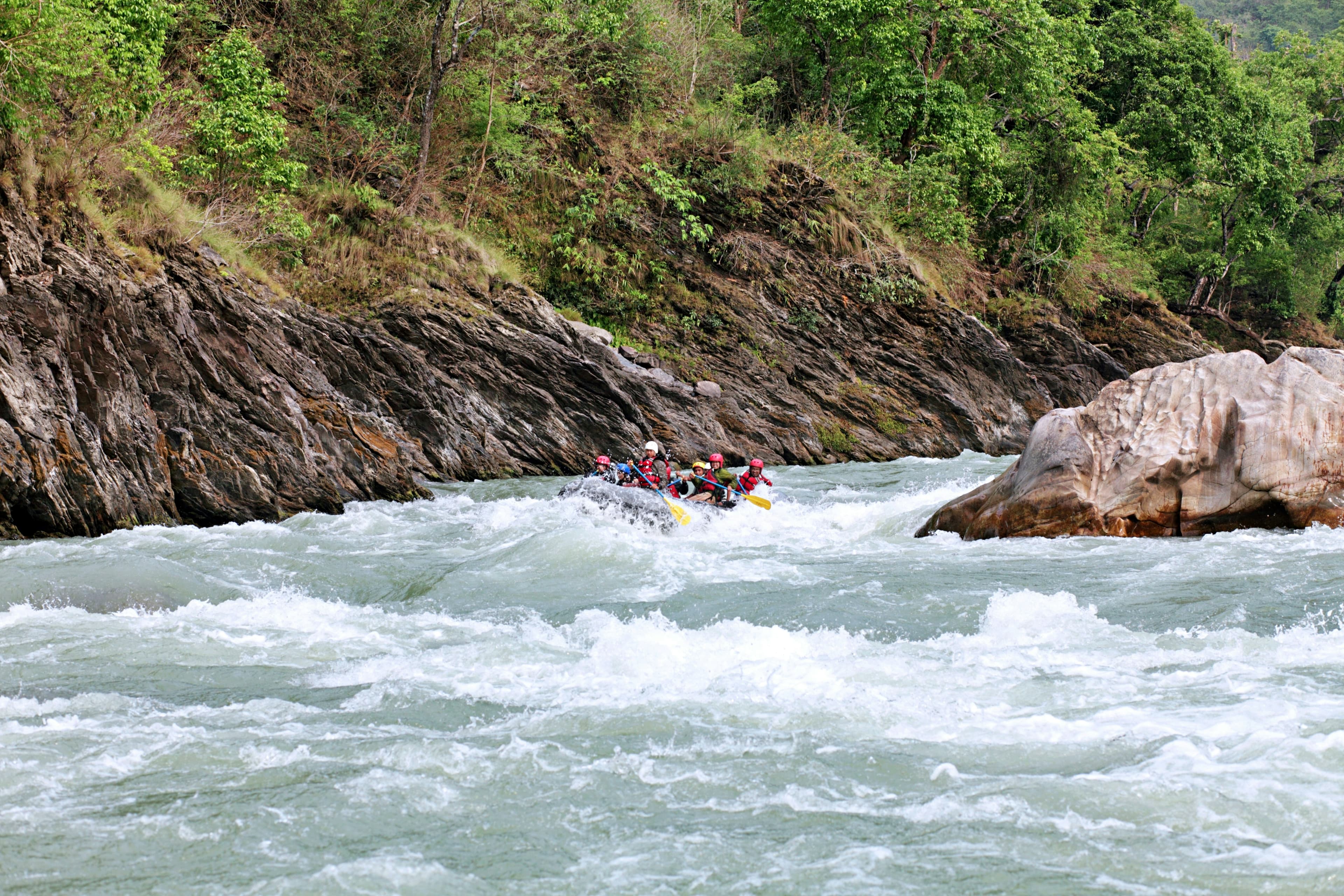 Trishuli River fishing getaway in central Nepal